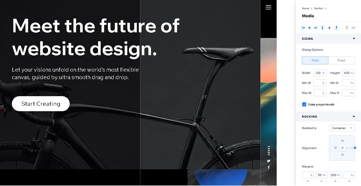 
Editor X is de meest recente en complexe website-editor die in deze recensie van Wix wordt behandeld.