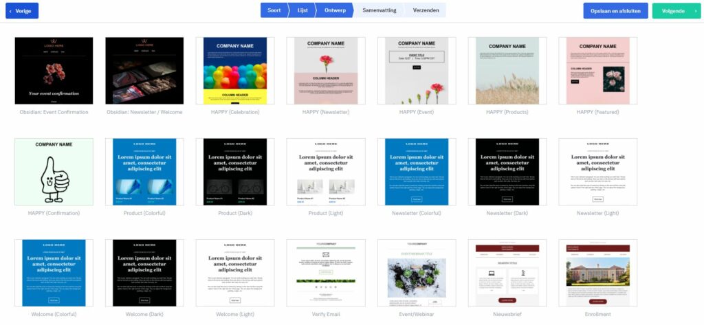 MailBlue review: met het handige drag-and-drop systeem van MailBlue maak je binnen enkele minuten een complete mailing