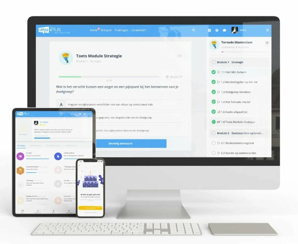 Huddle e-learning - hoe ziet de binnenkant van deze e-learning software eruit