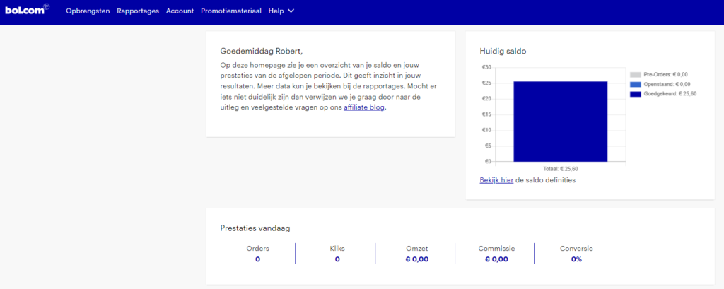Bol.com is een van de bekendste webshops in Nederland. Dit maakt de webshop heel interessant als affiliate netwerk