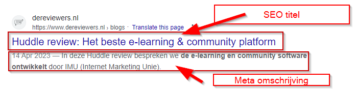 SEO titel Google