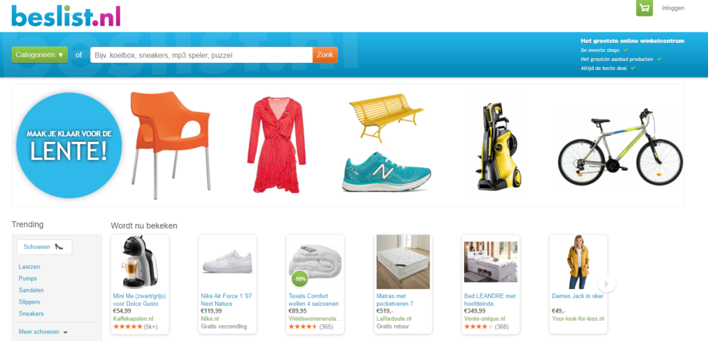 Voorbeeld websites affiliate marketing